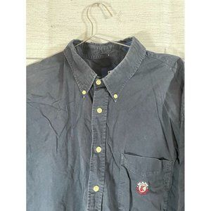 Kani Jeans - Men's XXL Black Short Sleeve Logo Button Down Shirt